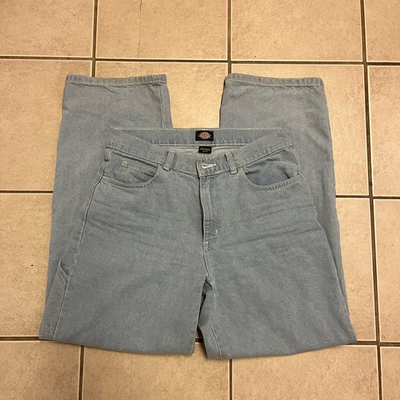 Dickies Light Blue Denim Jeans - Picture 3 of 6